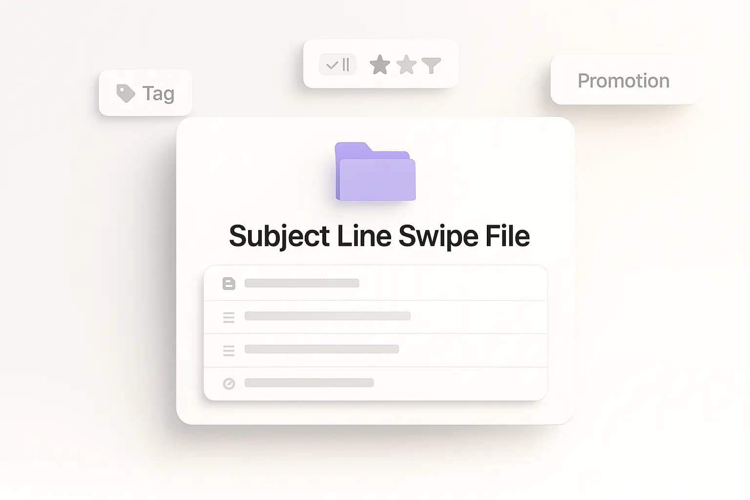 Subject Line Swipe File