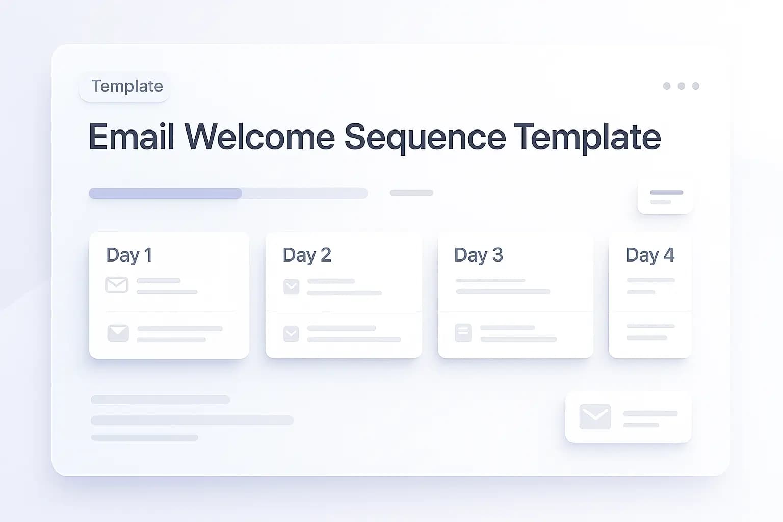 Email Welcome Sequence Template
